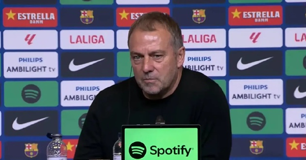 Flick muốn cùng Barca vô địch Champions League.
