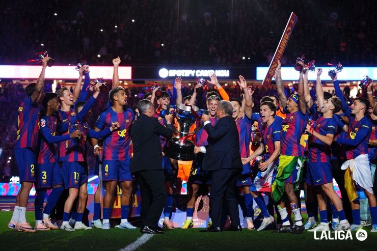 Barcelona vừa lên ngôi vô địch La Liga 2025/26.