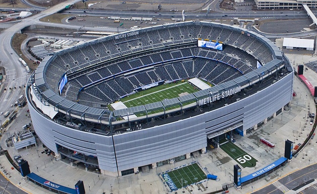 Metlife là sân vận động hiện đại bậc nhất New York.