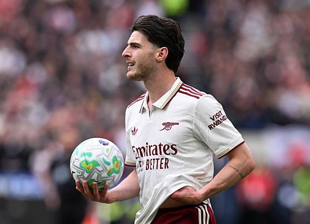 Declan Rice là cầu thủ xuất sắc bậc nhất của Arsenal mùa này.