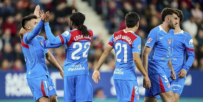 Atletco Madrid đánh bại Osasuna.