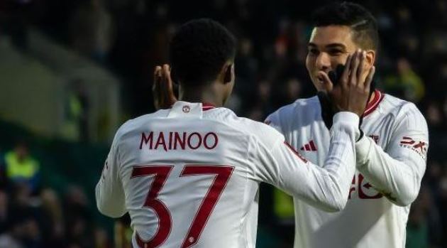 Casemiro đặt trọn niềm tin vào Mainoo.