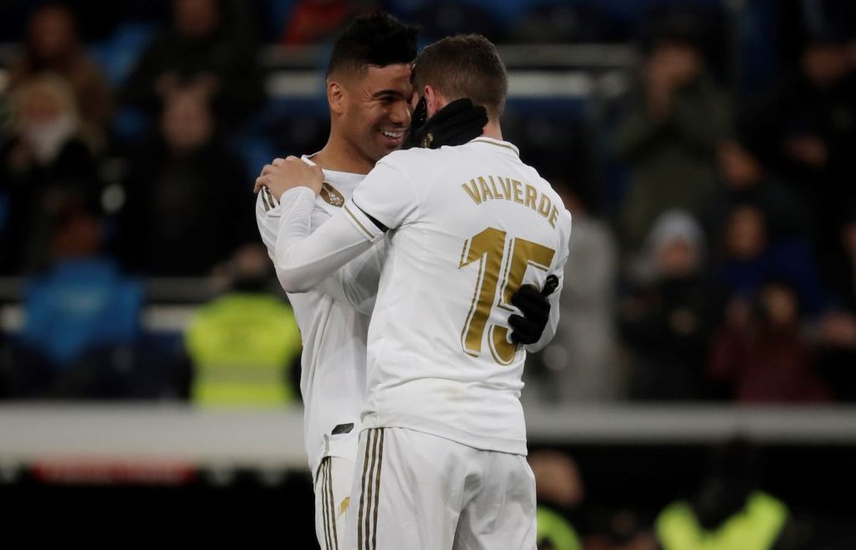 Federico Valverde và Casemiro từng là đồng đội tại Real Madrid,