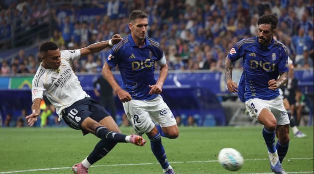 Real Madrid vượt trội so với Real Oviedo.