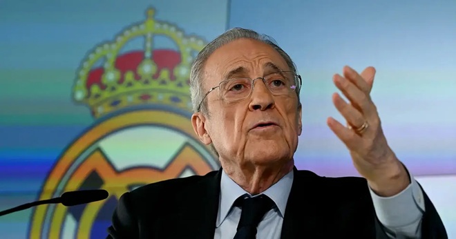 Ảnh bài viết Chủ tịch Florentino Perez bảo vệ Mbappe giữa tâm bão