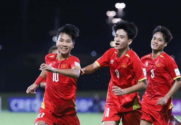 U17 Việt Nam xuất sắc vượt qua U17 UAE.