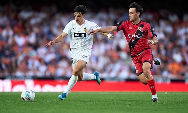 Valencia và Rayo Vallecano chia điểm đầy kịch tính.