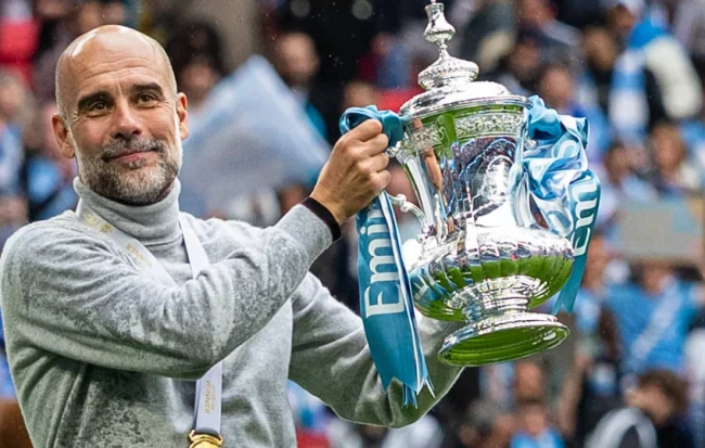 Man City vô địch FA Cup.