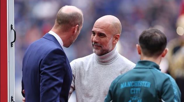 Ảnh bài viết Câu nói của Hoàng tử William khiến Pep Guardiola bật cười