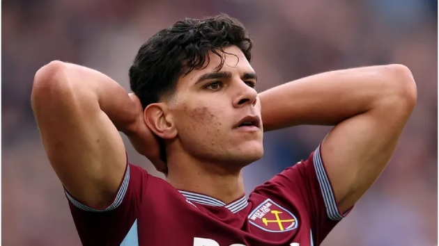 MU có thể chiêu mộ Mateus Fernandes với mức giá rẻ hơn nếu West Ham rớt hạng.