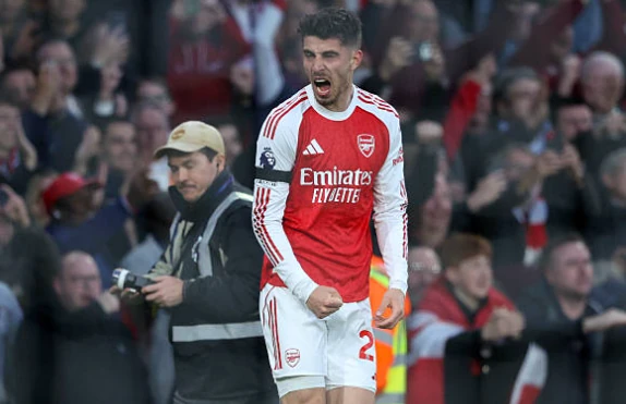 Ảnh bài viết Chấm điểm Arsenal: Saliba hóa đá tảng, Havertz giải cứu