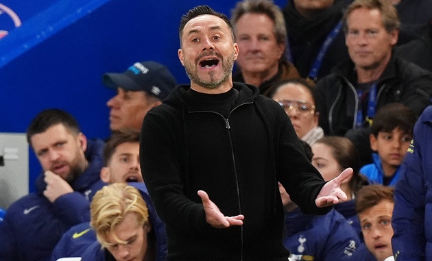 De Zerbi và các học trò bước vào trận sinh tử với Everton.