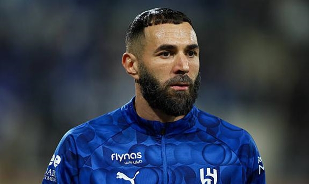 Karim Benzema nhiều khả năng vắng mặt ở trận đấu với Al Fayha vì chấn thương.