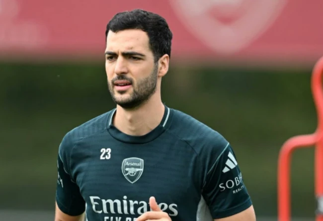 Ảnh bài viết Mikel Merino trở lại tập luyện cùng Arsenal