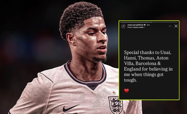 Rashford đăng tải thông điệp tri ân sau khi có tên trong danh sách của Tam Sư ở World Cup 2026.