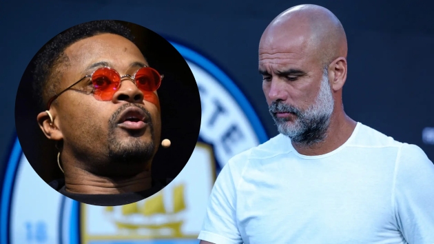 Evra hụt hẫng khi Pep Guardiola rời Man City.