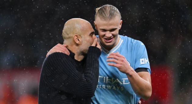 Ảnh bài viết Thái độ của Haaland khi Pep Guardiola chia tay Man City