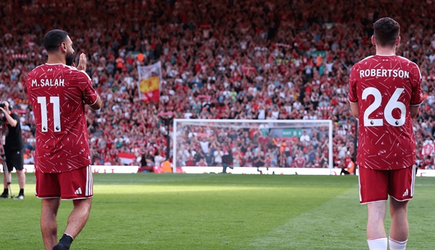 Kỷ nguyên vàng của Salah và Robertson tại Liverpool chính thức khép lại