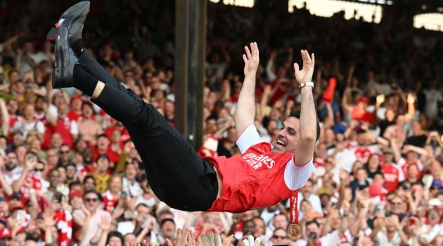Ảnh bài viết Arteta tiết lộ hai thời điểm giúp Arsenal vô địch