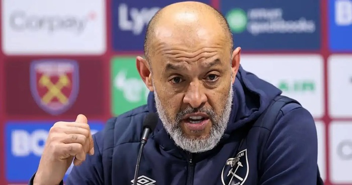 Ảnh bài viết West Ham họp khẩn, Nuno Espirito Santo nguy cơ bị sa thải