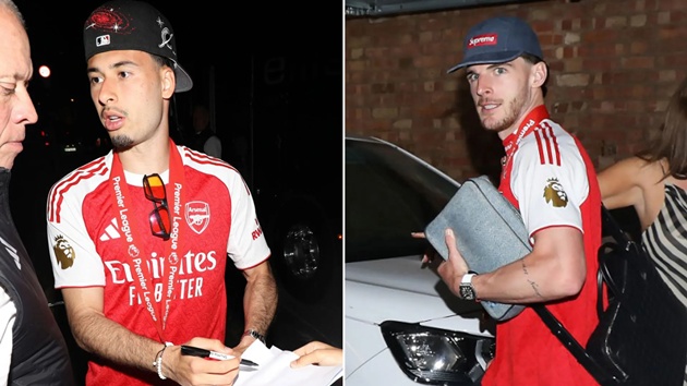 Ảnh bài viết Dàn sao Arsenal náo loạn hộp đêm London sau khi nâng cúp