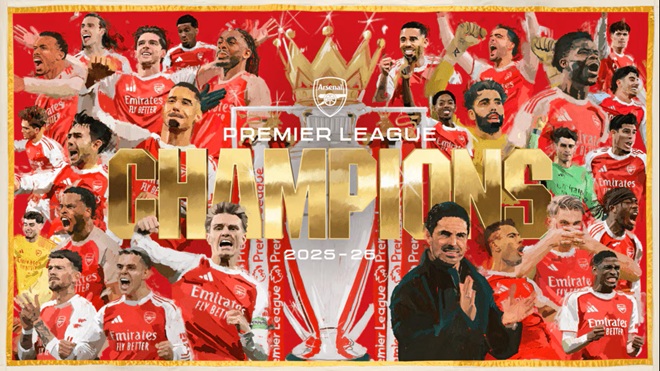 Arsenal cuối cùng cũng đã vô địch.