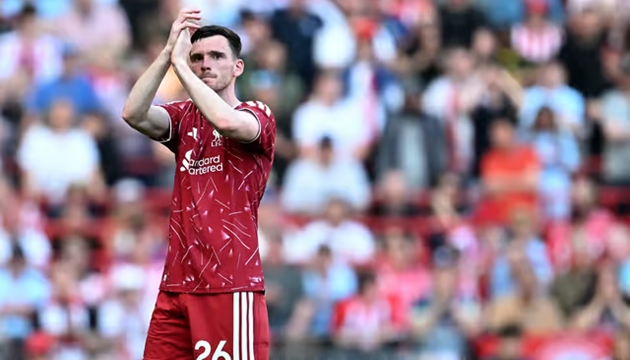 Andy Robertson được Juventus săn đón.