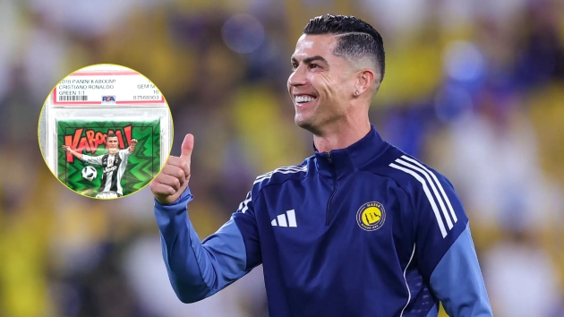 Thẻ cầu thủ Cristiano Ronaldo lập kỷ lục chuyển nhượng hơn 1,3 triệu USD.