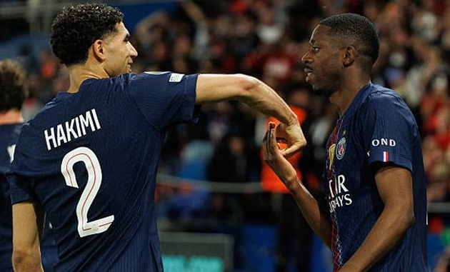 Ảnh bài viết Dembele và Hakimi trở lại trước trận chung kết với Arsenal