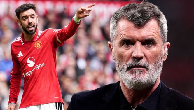 Bruno Fernandes bị Roy Keane mỉa mai.