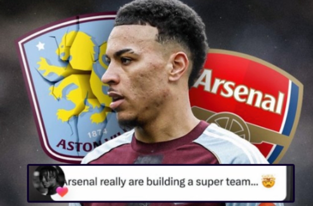 Madueke gây chú ý với động thái thả tim bài viết Arsenal theo đuổi Rogers.
