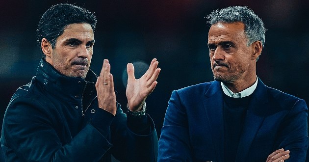 Arteta hay Enrique sẽ thắng trong cuộc đấu trí sắp tới?