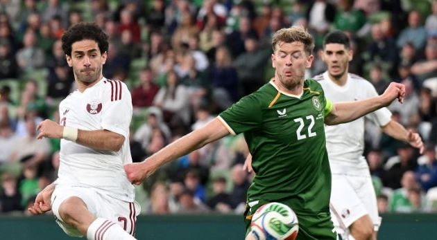 Ảnh bài viết Ireland hạ Qatar trong trận đấu có 2 thẻ đỏ
