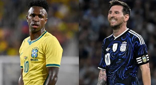 Ảnh bài viết Vinicius e ngại sự khó đoán của Messi tại World Cup