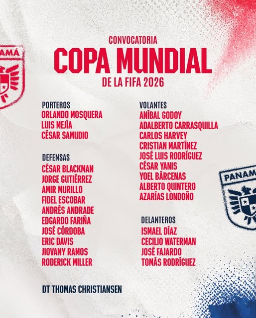 Đội hình tuyển Panama tại World Cup 2026.