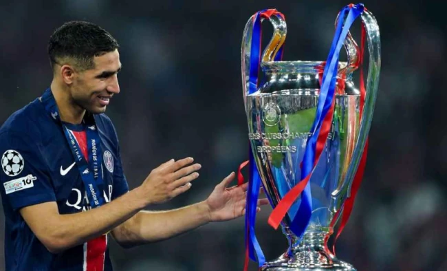 Ảnh bài viết Achraf Hakimi và cơ hội sánh ngang Samuel Eto'o ở Champions League