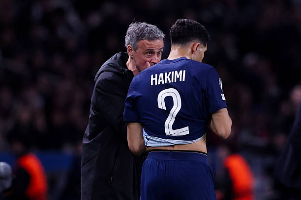 Luis Enrique không thể mạo hiểm với Achraf Hakimi.