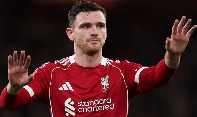 Robertson rời Liverpool sau mùa 2025/26.