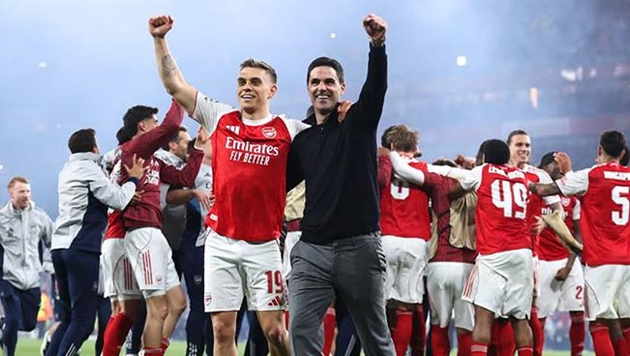 Arsenal đang hướng đến giấc mơ Champions League.