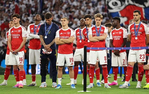 Ảnh bài viết Thống kê cầm bóng dưới 25% bộc lộ giới hạn của Arsenal