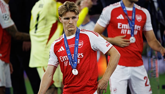 Ảnh bài viết Odegaard thừa nhận đau đớn khi mất chức vô địch Champions League