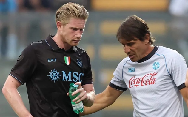 Ảnh bài viết Kevin De Bruyne đồng tình vì Conte chia tay Napoli