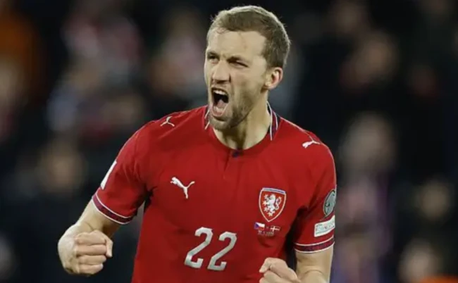 Ảnh bài viết Tomas Soucek góp mặt cùng Cộng hòa Séc dự World Cup 2026