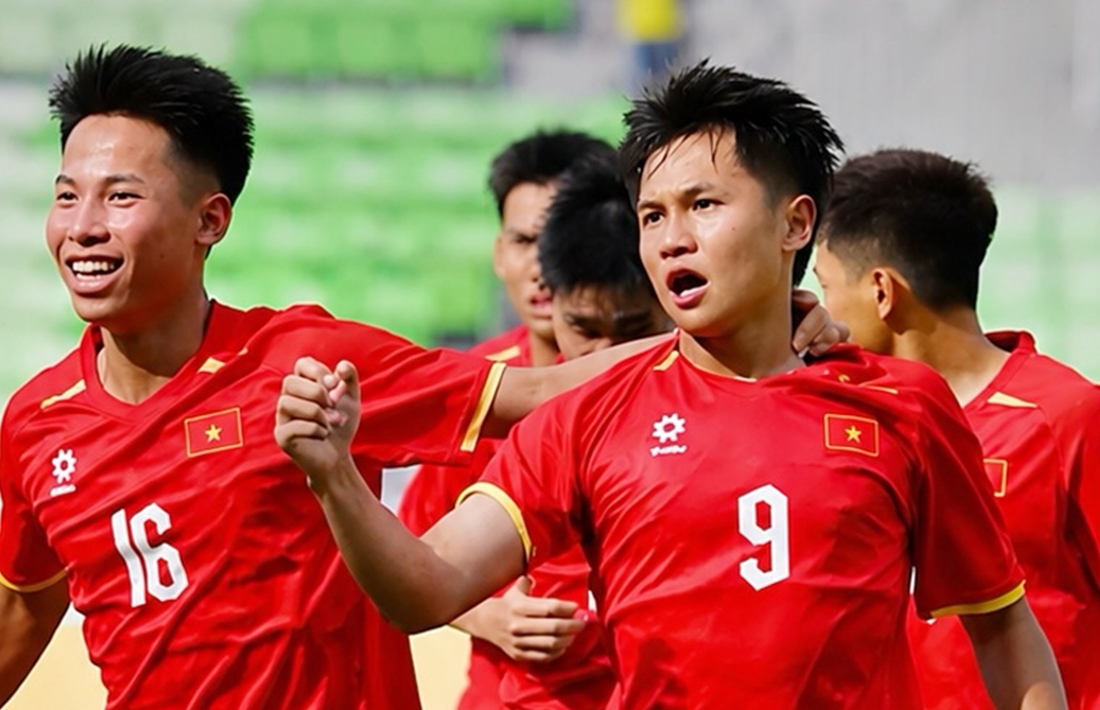 Ảnh bài viết Công Hậu lập hattrick, U19 VN nhọc nhằn vượt ải Timor Leste