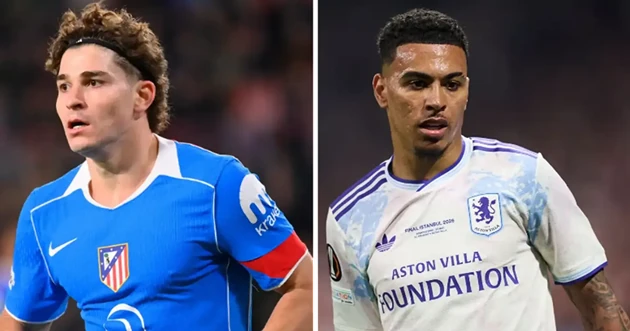 Julian Alvarez và Morgan Rogers là những mục tiêu hàng đầu của Arsenal.