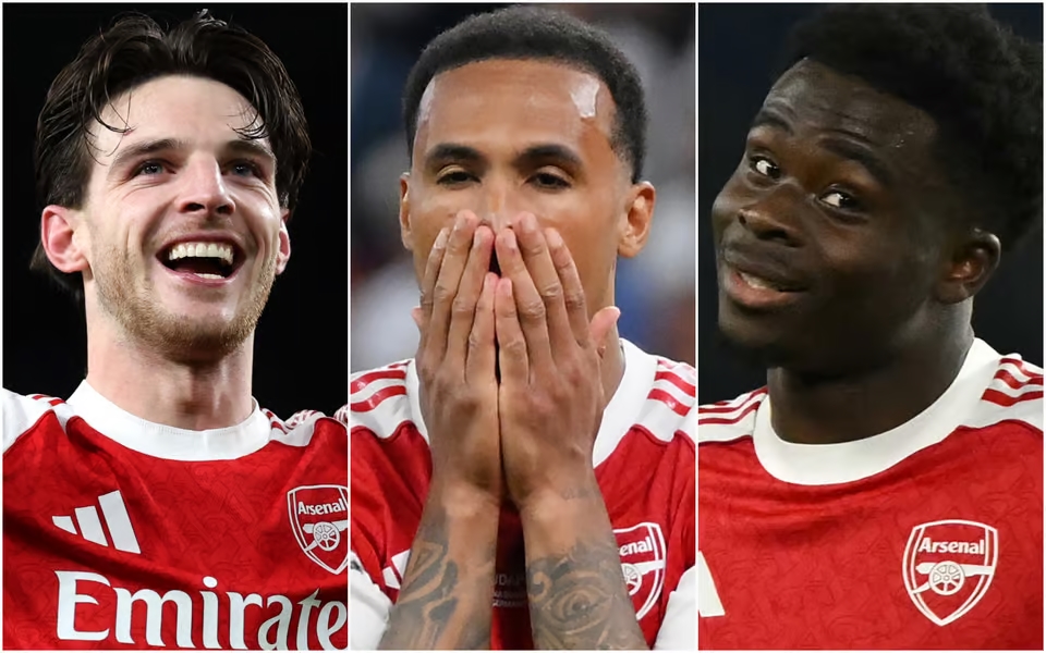 Ảnh bài viết Xếp hạng dàn sao Arsenal: Declan Rice đỉnh cao, Kepa thảm họa