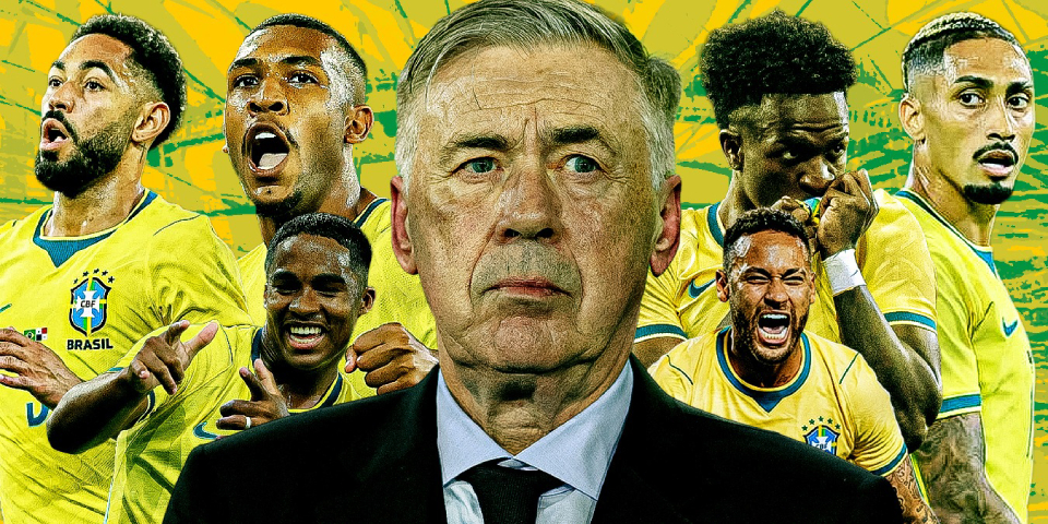 Ancelotti tiếp quản Brazil trong thời gian ngắn ngủi.