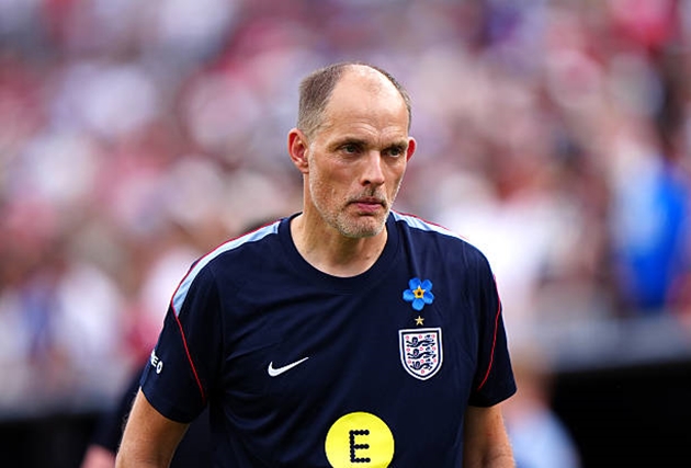 Thomas Tuchel không hài lòng với lối chơi của tuyển Anh.