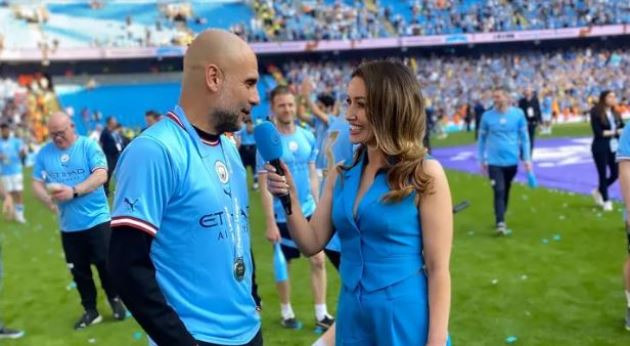Ảnh bài viết Nữ MC gửi lời ngọt ngào tới Pep Guardiola ngày chia tay