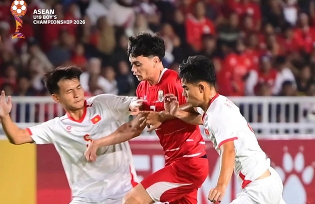 U19 Indonesia giành chiến thắng sát nút trước U19 Việt Nam. Ảnh: ASEAN Football